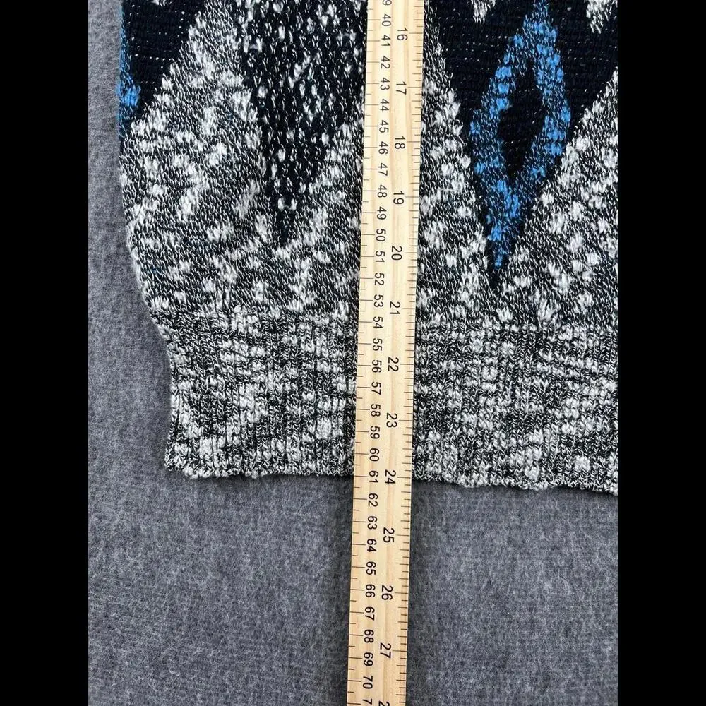 Michael Gerald Multi Circle Neck‎ Design Sweater Sz Large